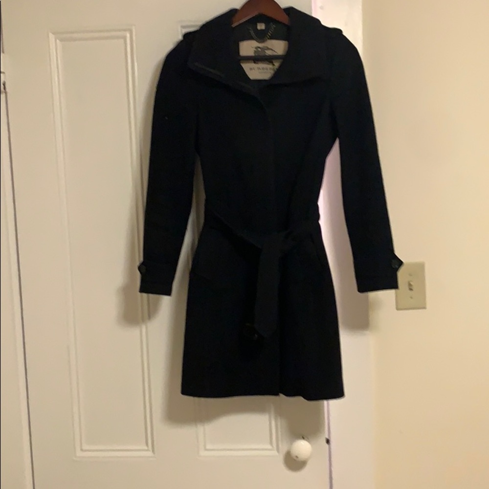Burberry wool coat. Timeless classic.